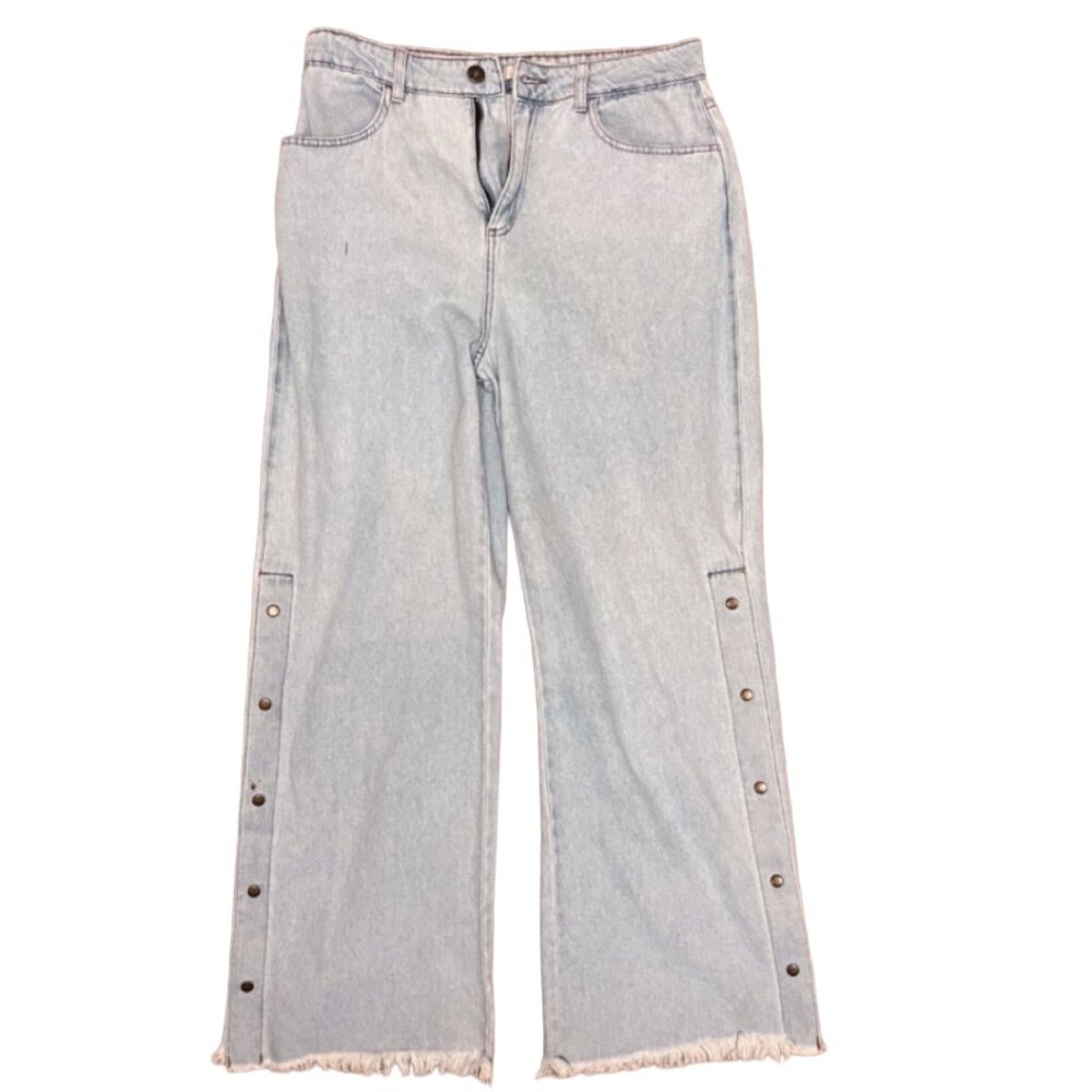 Wide leg jeans from Brazil.